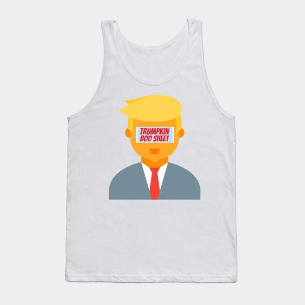 Trumpkin Boo Sheet Mask Tank Top by LadyKimberly